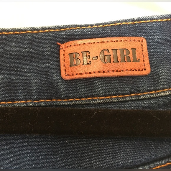 Long dark denim skirt - Picture 4 of 5